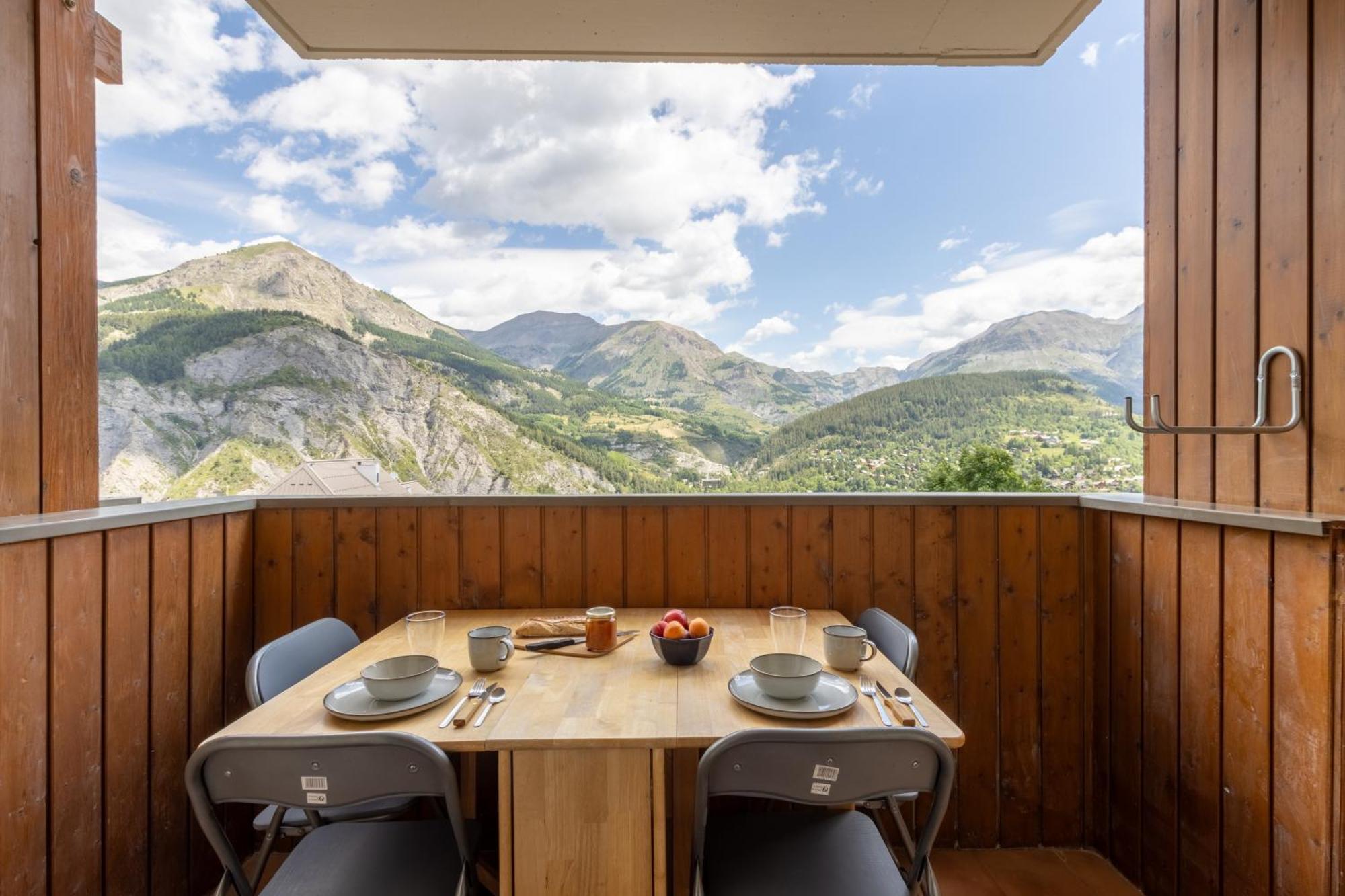 Studio De Charme Avec Vue Sur Le Val D'Allos, Parking Et Wifi Gratuit Екстериор снимка